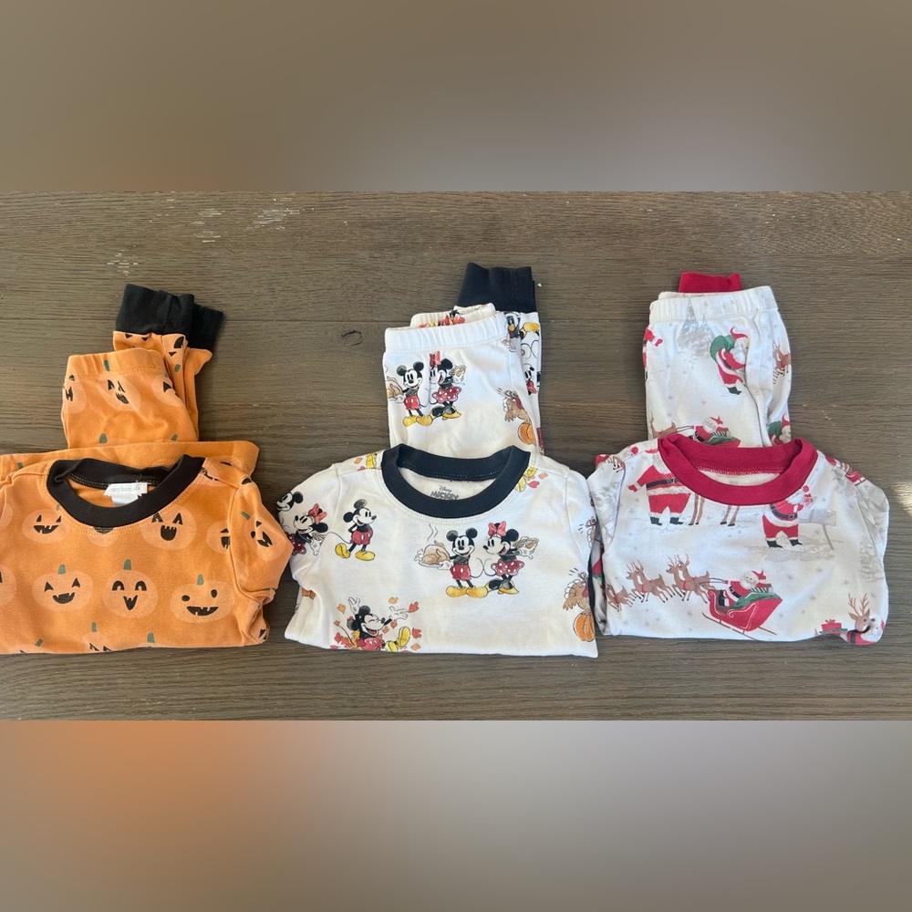 pottery barn kids seasonal pajamas size 2T (3)